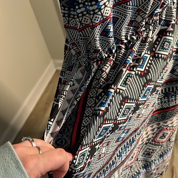 Speed Control Aztec Button Down Dress - Picture 6 of 6